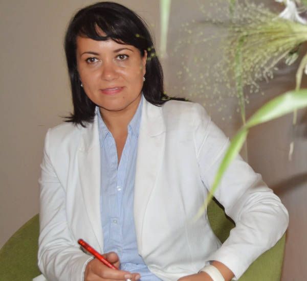 Natalia Spurman, Heilpraktikerin für Psychotherapie, in ihrer Praxis in Berlin-Prenzlauer Berg